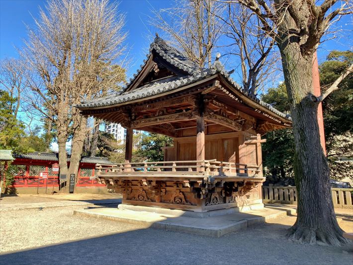 根津神社の唐門と透塀