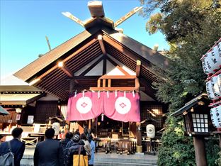 東京大神宮の拝殿