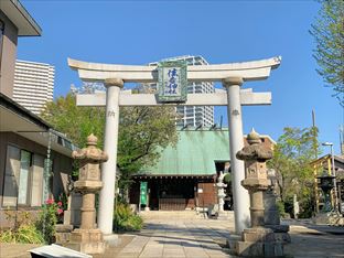 佃島住吉神社の社殿