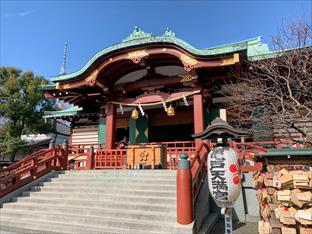 亀戸天神社の社殿