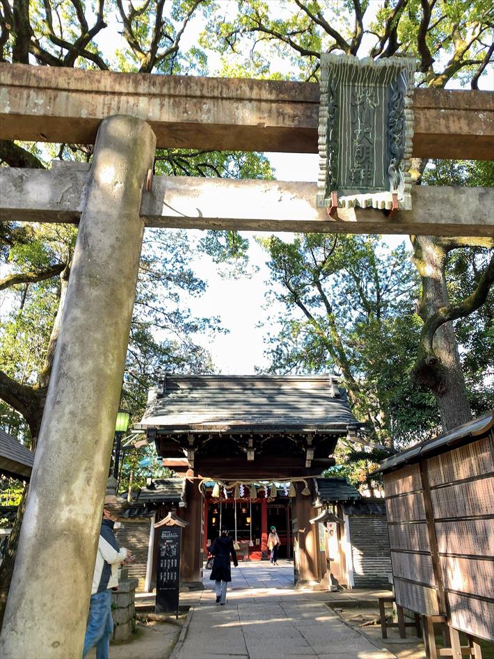 赤坂氷川神社の三の鳥居