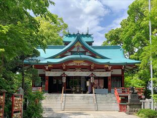 多摩川浅間神社の社殿