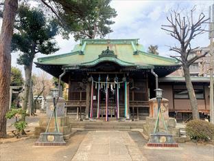 駒留八幡神社の社殿