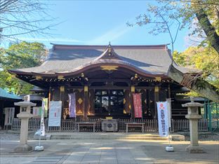渋谷氷川神社の社殿