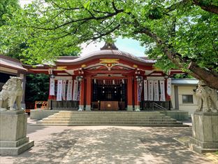 旗岡八幡神社の社殿