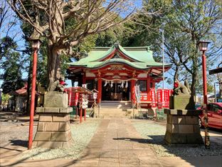 永福稲荷神社の社殿