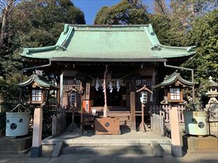 高円寺天祖神社の社殿