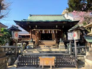 五條天神社（上野公園内）の社殿