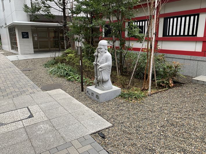 成子天神社の七福神・寿老人