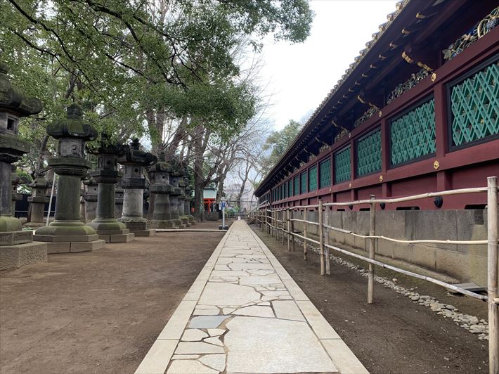 上野東照宮の透塀